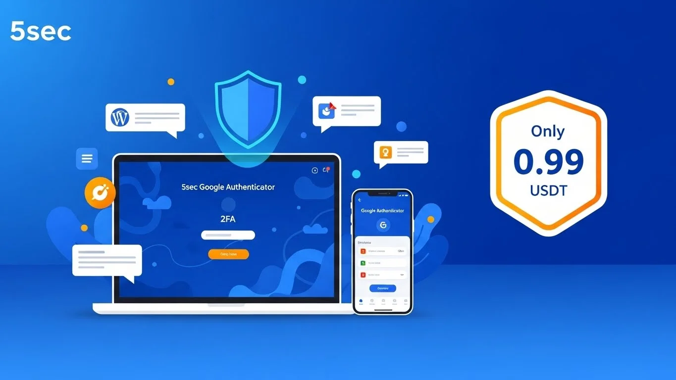 5sec Google Authenticator 2-Step Login Protection v1.20 – Secure WordPress 2FA Plugin 5sec Google Authenticator 2-Step Login Protection v1.20 – Secure WordPress 2FA Plugin