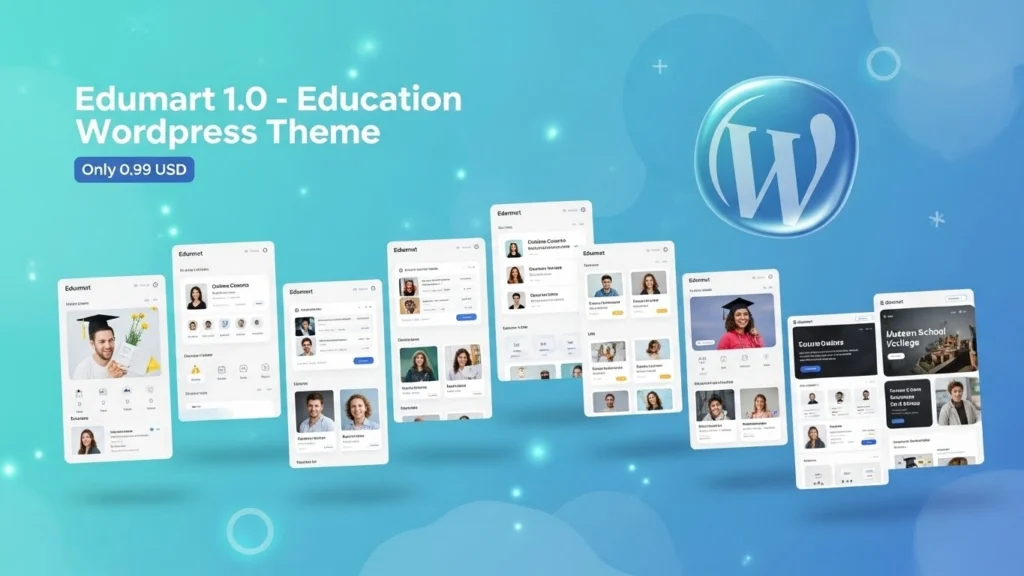Edumart 1.0 – Premium Education WordPress Theme for Schools, Colleges & Courses