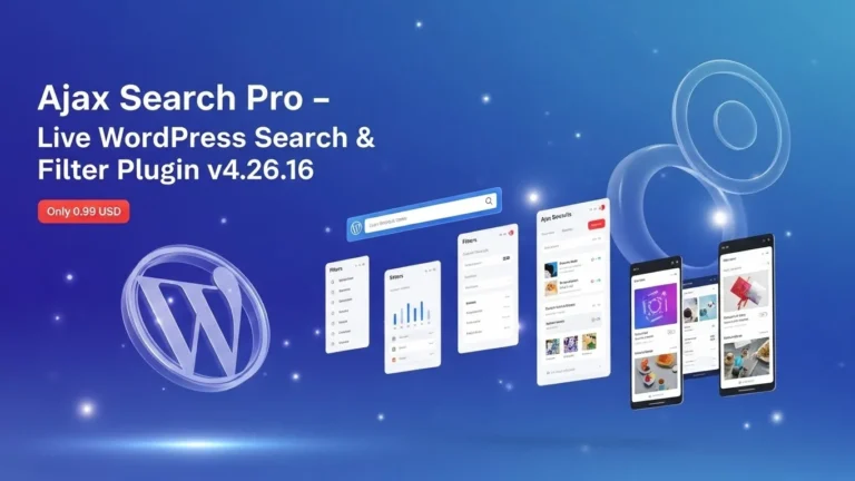Ajax Search Pro v4.26.16 – Live WordPress Search & Filter Plugin